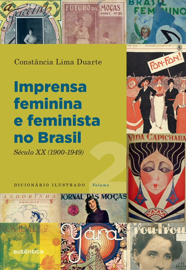 Kirjankansi teokselle Imprensa feminina e feminista no Brasil. Volume 2