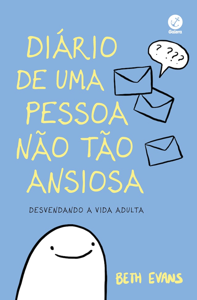 Book cover for Diário de uma pessoa não tão ansiosa