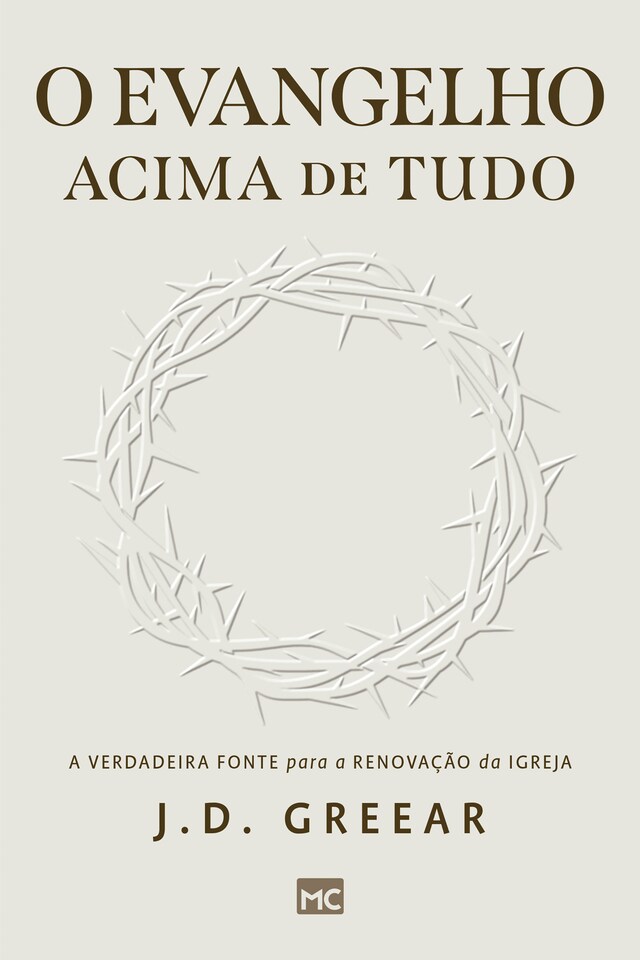 Book cover for O evangelho acima de tudo