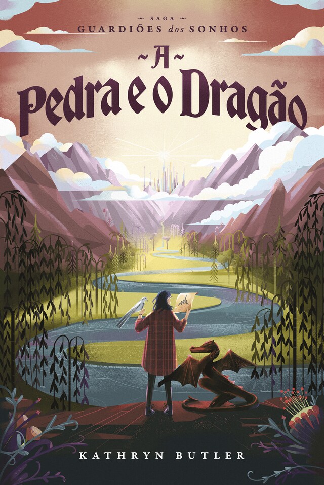 Book cover for A Pedra e o Dragão (Saga Guardiões dos Sonhos)