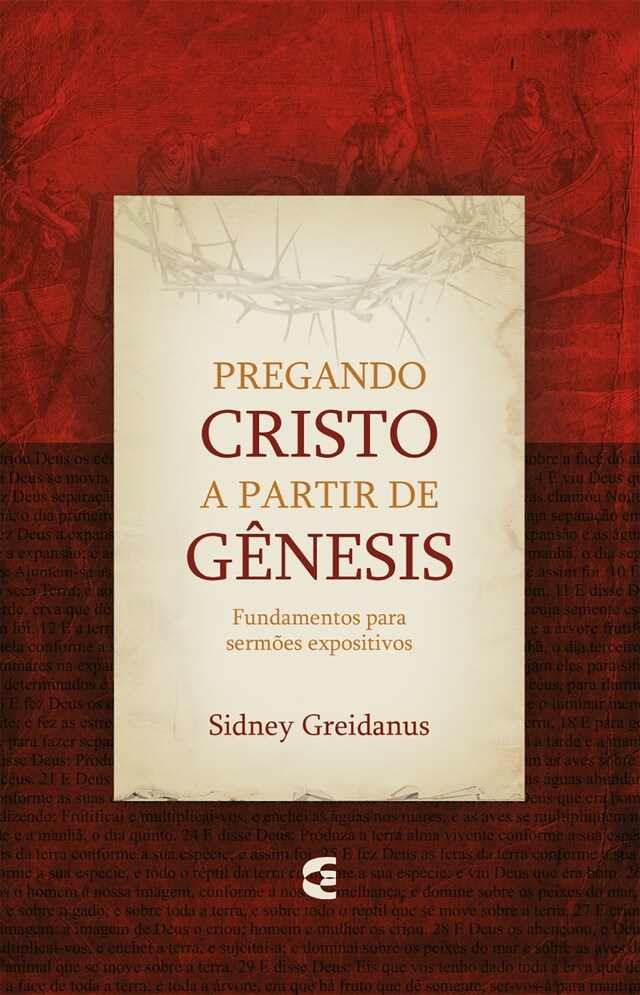 Book cover for Pregando Cristo a partir de Gênesis