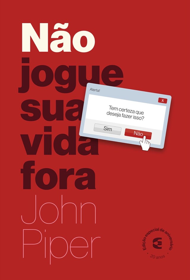 Book cover for Não jogue a vida fora