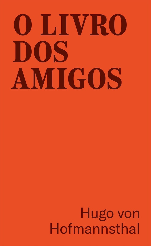 Okładka książki dla O livro dos amigos