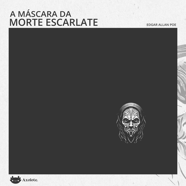 Okładka książki dla A máscara da morte escarlate