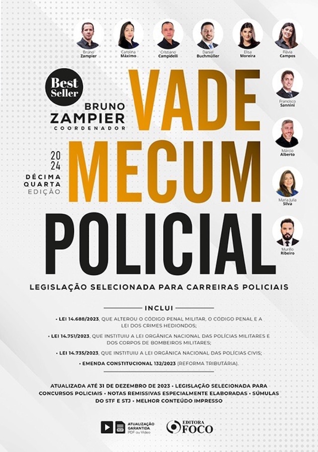 Buchcover für Vade Mecum Policial