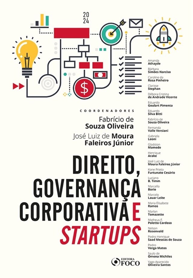 Buchcover für Direito, Governança Corporativa e Startups