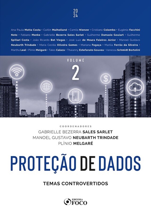 Kirjankansi teokselle Proteção de Dados: Temas Controvertidos - Vol 2