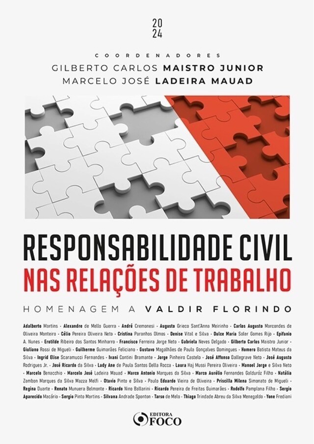 Copertina del libro per Responsabilidade Civil nas Relações de Trabalho - 1ª Ed - 2024