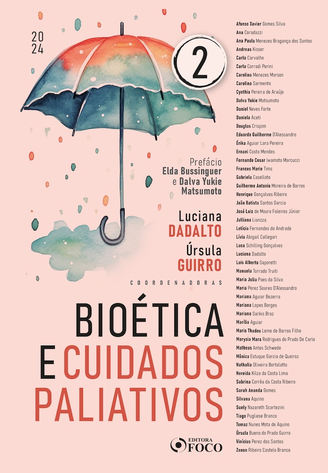 Book cover for Bioética e Cuidados Paliativos - 1ª Ed - 2024 - Volume 2