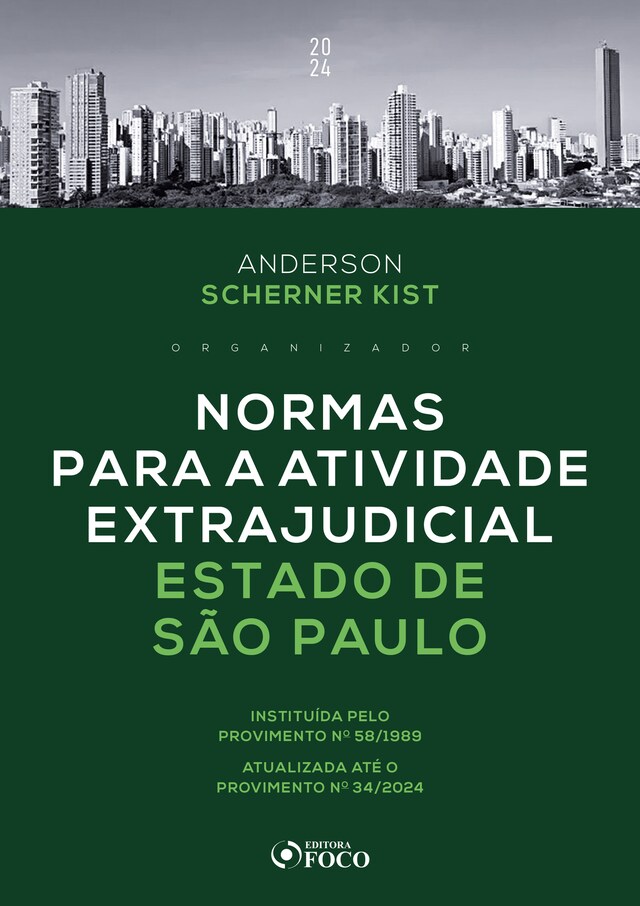 Book cover for Normas para a Atividade Extrajudicial Estado de São Paulo - 1ª ED - 2024