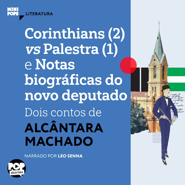 Bokomslag for Corinthians (2) vs Palestra (1) e Notas biograficas do novo deputado: dois contos de Alcântara Machado