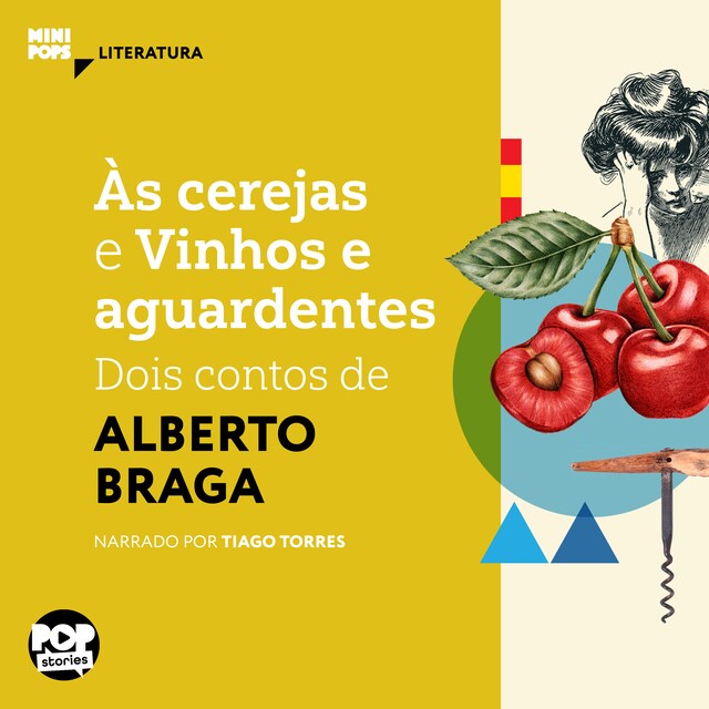 Boekomslag van Às cerejas e Vinhos e Aguardentes: dois contos de Alberto Braga