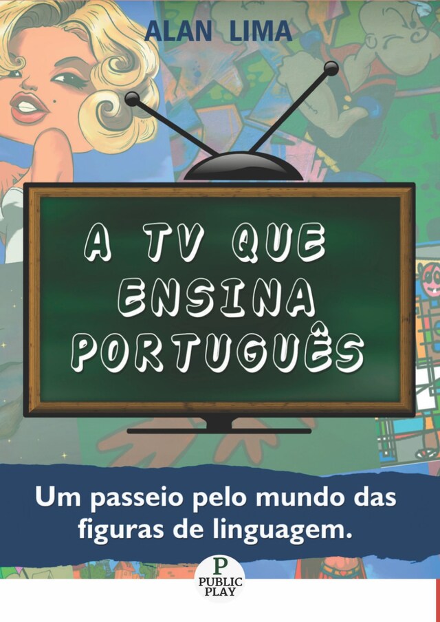 Portada de libro para A TV que ensina Português