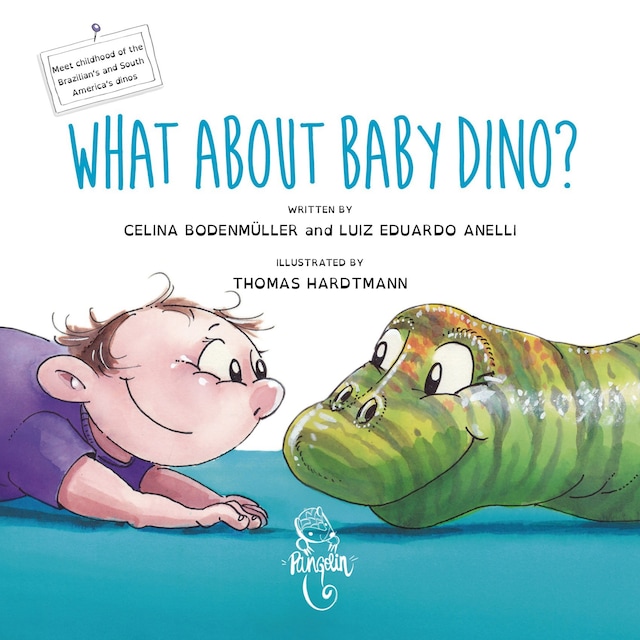 Book cover for What about baby dino?