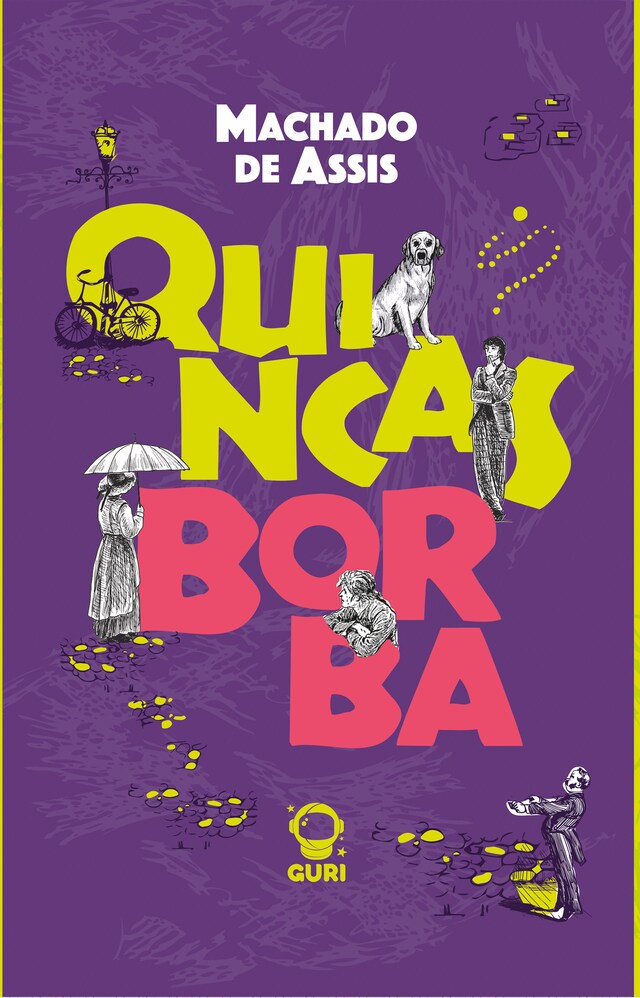 Book cover for Quincas Borba | Edição acessível com descrição de imagens