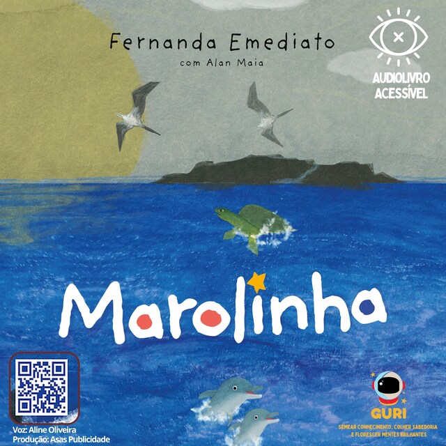 Couverture de livre pour Marolinha: Edição acessível com descrição de imagens