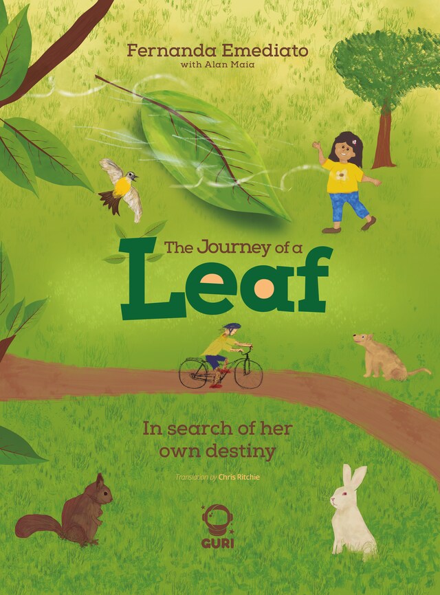 Book cover for The journey of a leaf -  Accessible edition with image descriptions