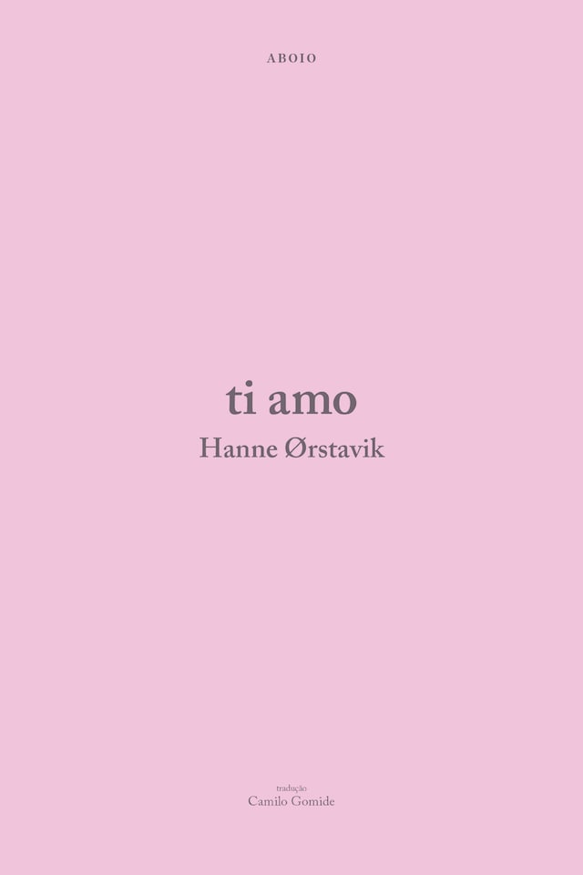 Book cover for ti amo