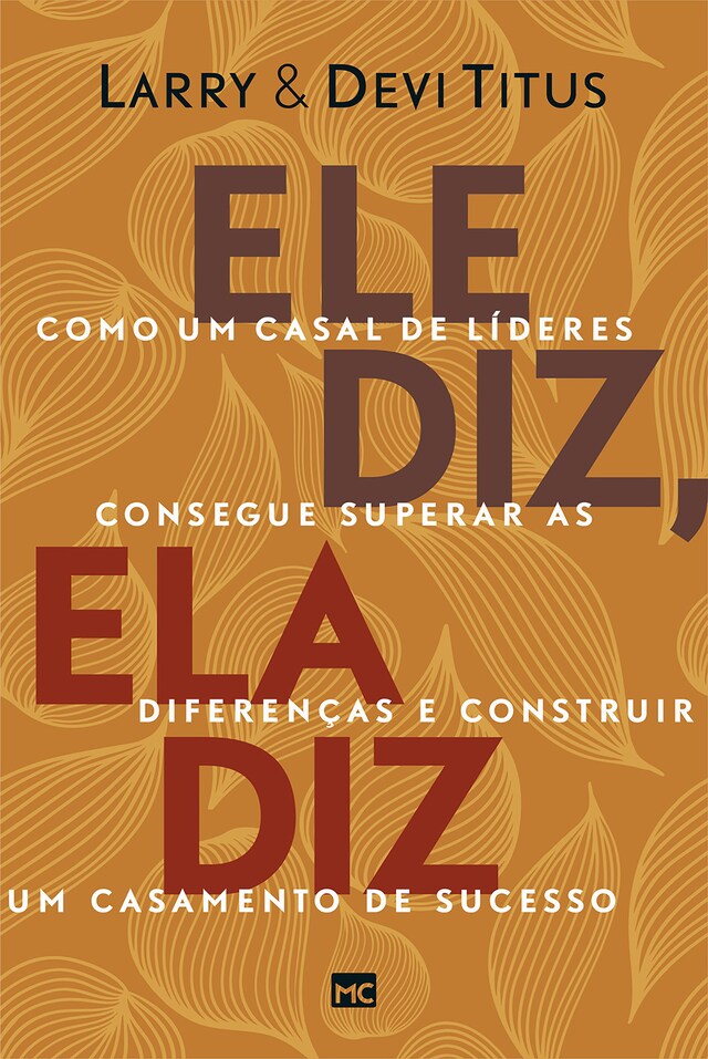 Portada de libro para Ele diz, ela diz