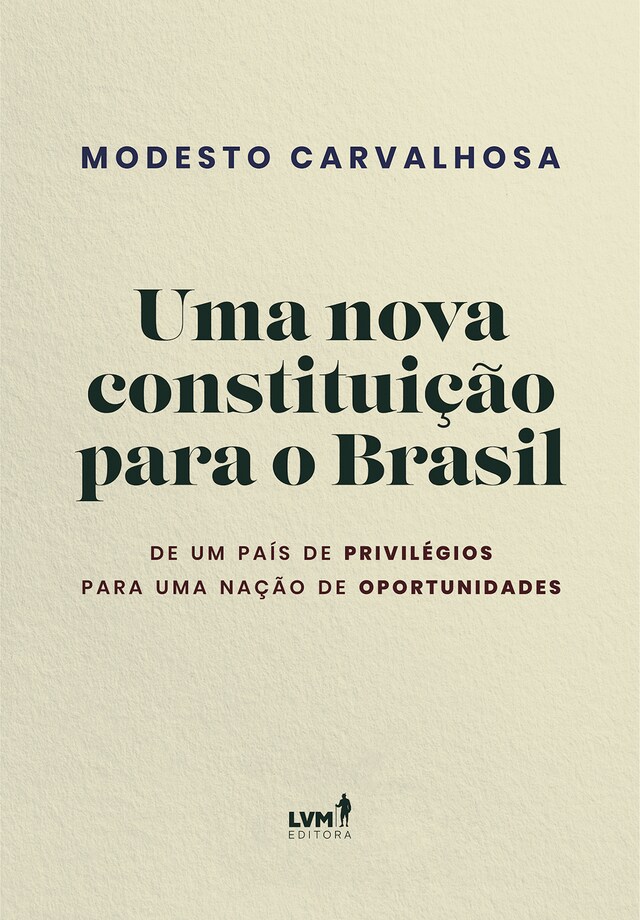 Portada de libro para Uma nova constituição para o Brasil