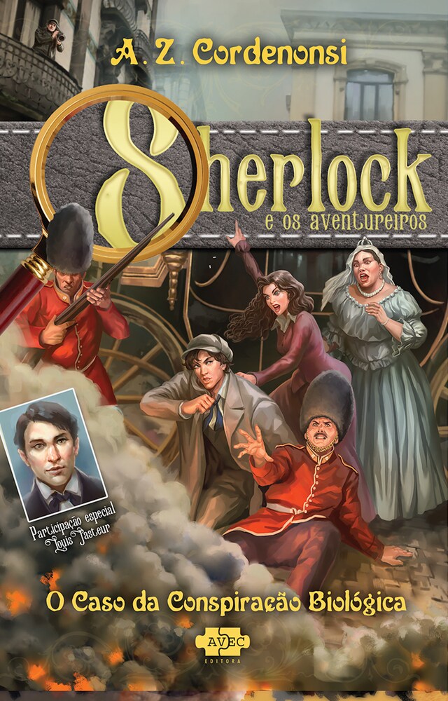 Book cover for Sherlock e os aventureiros: o caso da conspiração biológica