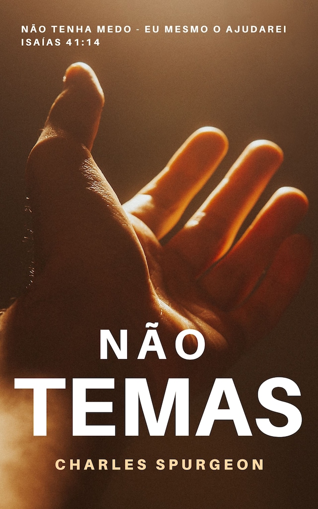 Book cover for Não temas
