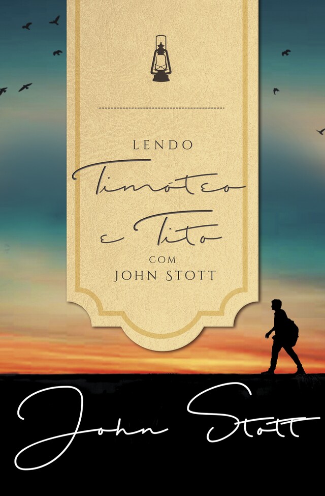 Couverture de livre pour Lendo Timóteo e Tito com John Stott