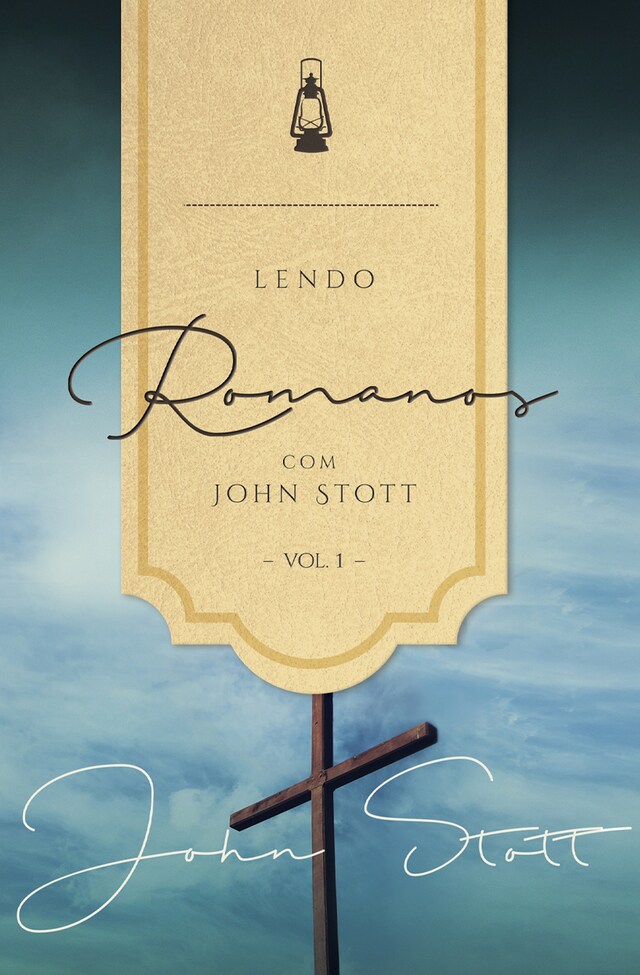 Portada de libro para Lendo Romanos com John Stott - Vol. 1