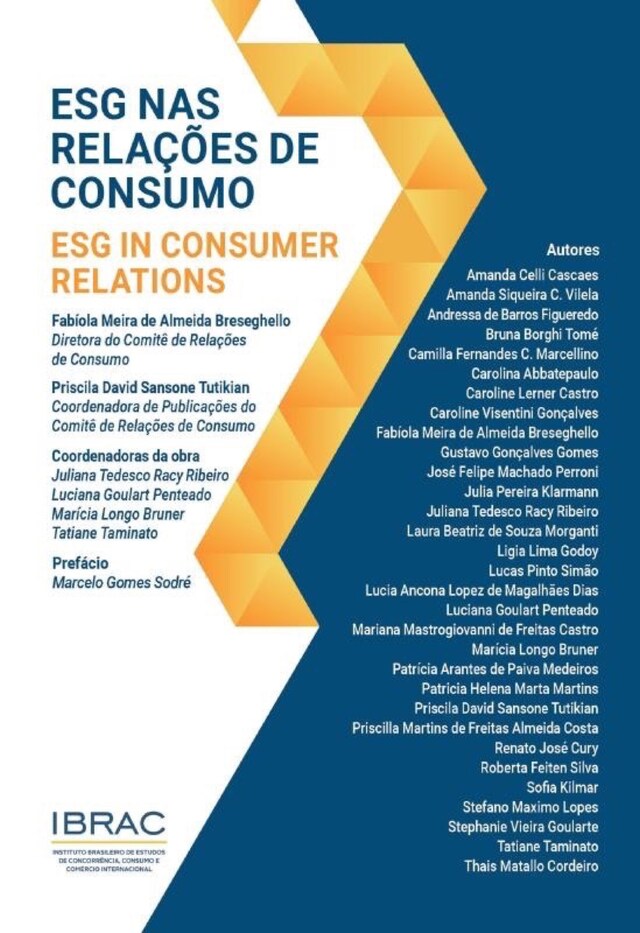 Buchcover für ESG nas relações de consumo