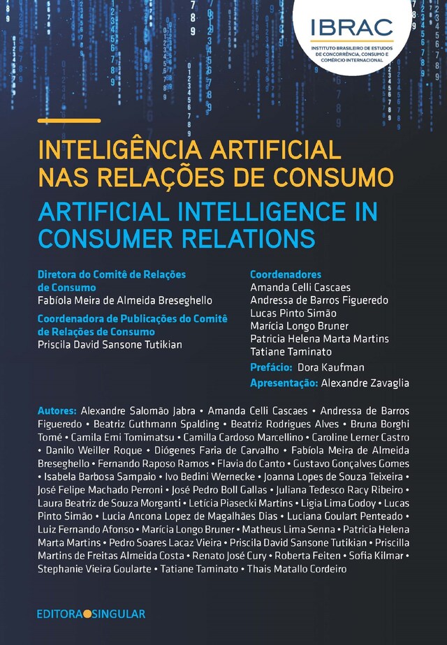 Buchcover für Inteligência artificial nas relações de consumo