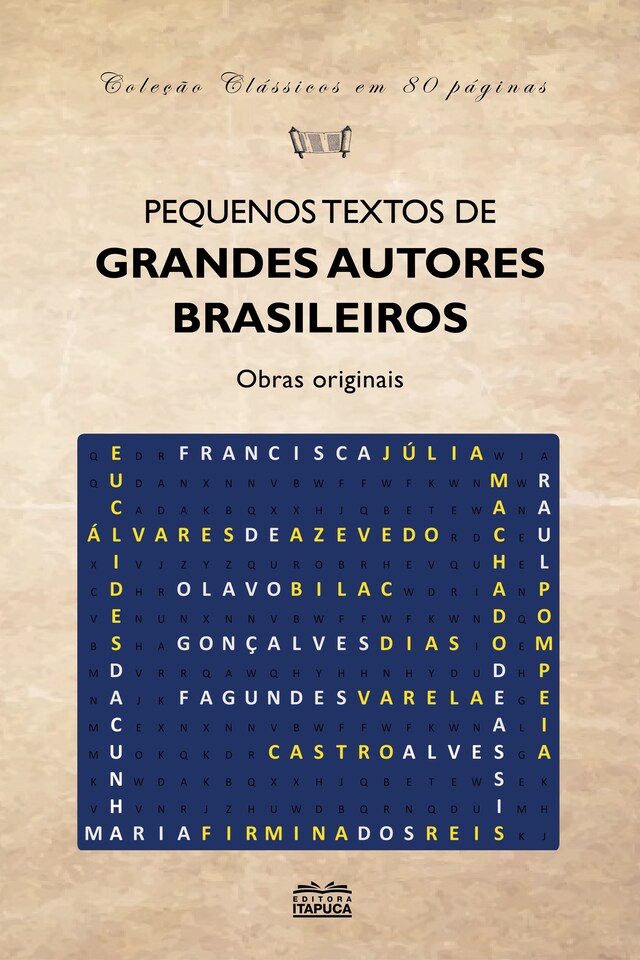 Kirjankansi teokselle Pequenos textos de grandes autores brasileiros