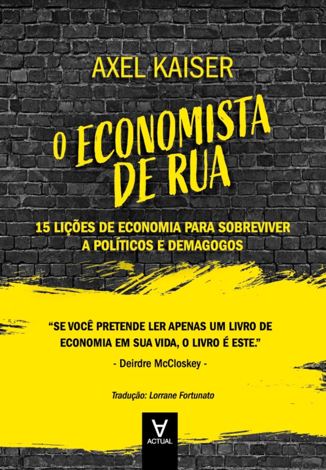 Book cover for O Economista de Rua