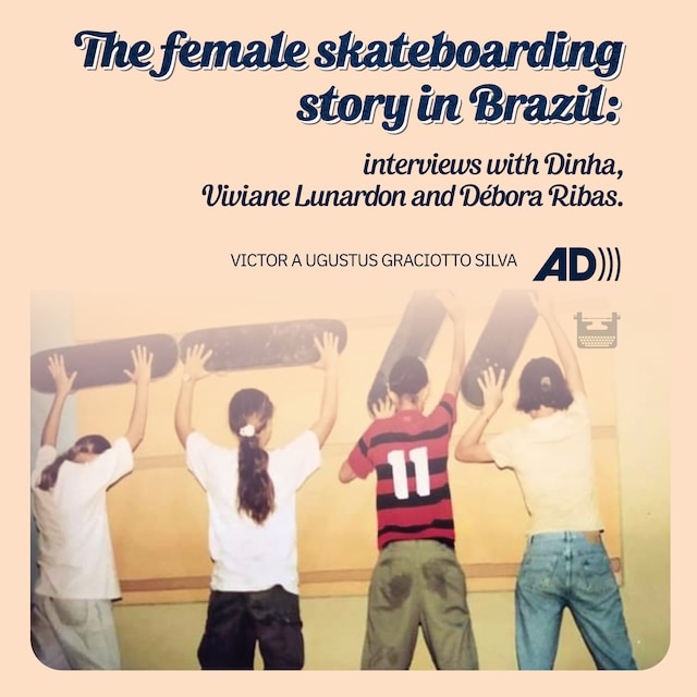 Book cover for The female skateboarding story in Brazil