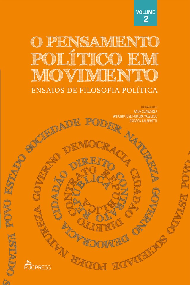 Kirjankansi teokselle O pensamento político em movimento