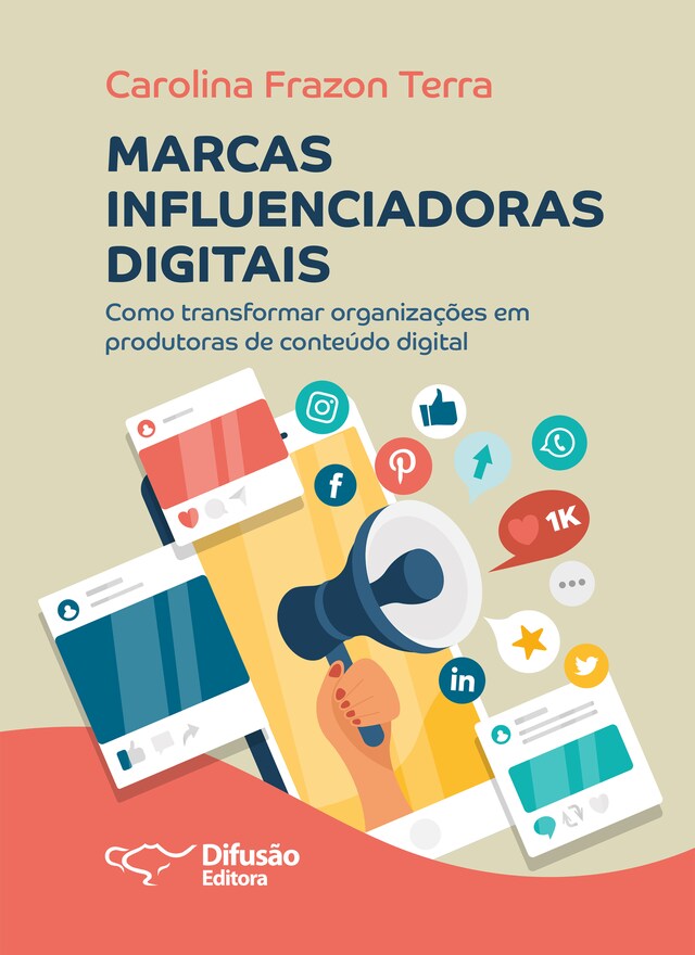 Portada de libro para Marcas influenciadoras digitais