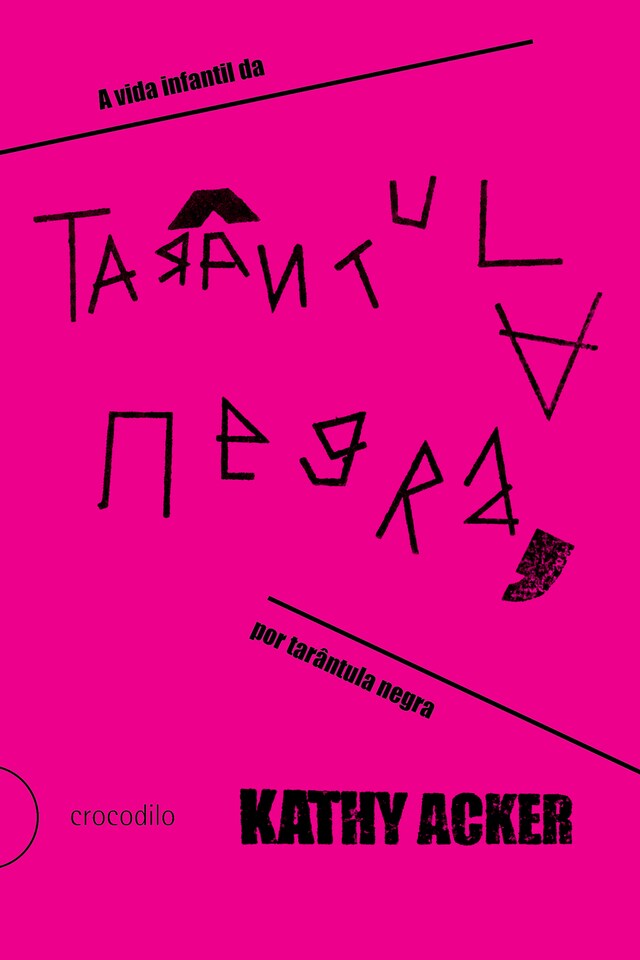 Book cover for A vida infantil da Tarântula Negra, por Tarântula Negra