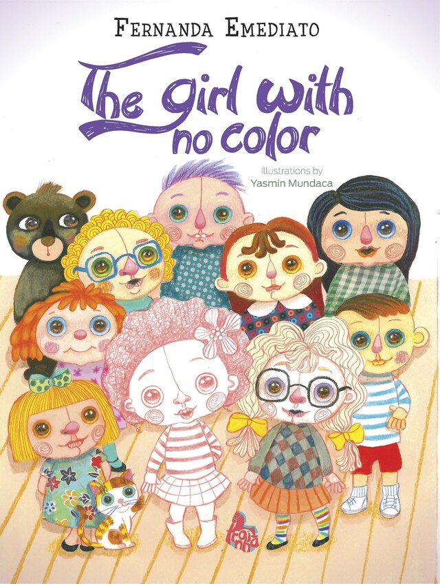 Portada de libro para The Girl with no colour - Bilingue