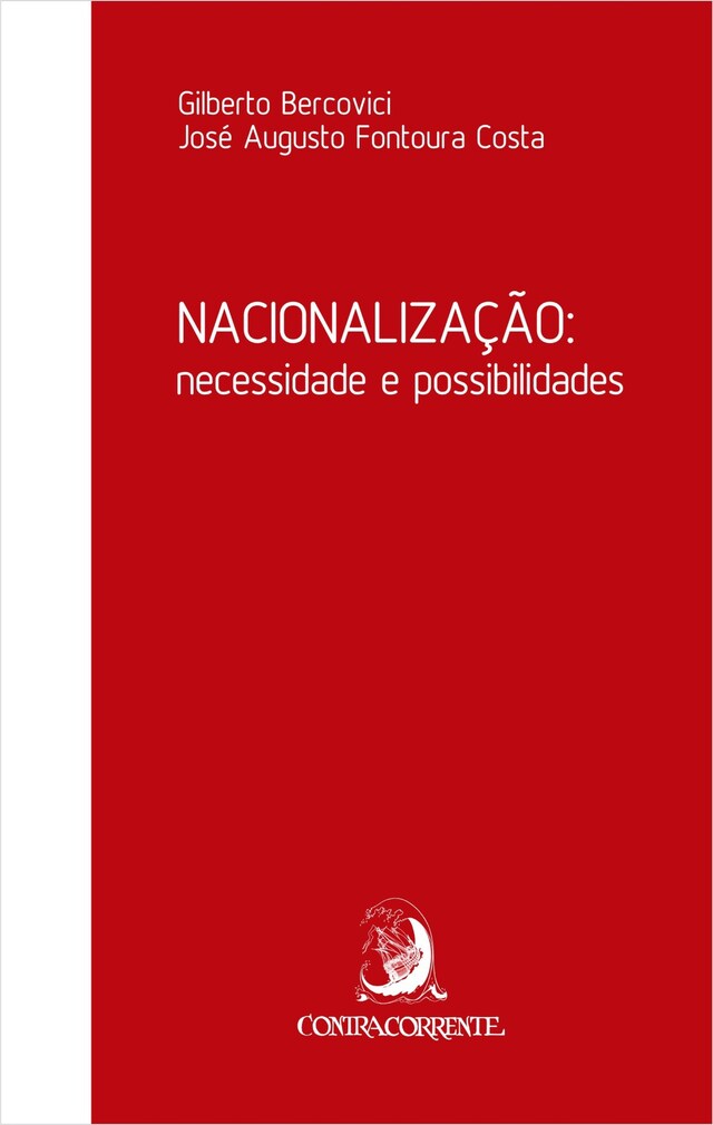 Portada de libro para Nacionalização: necessidade e possibilidades