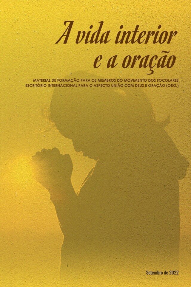 Book cover for A vida interior e a oração