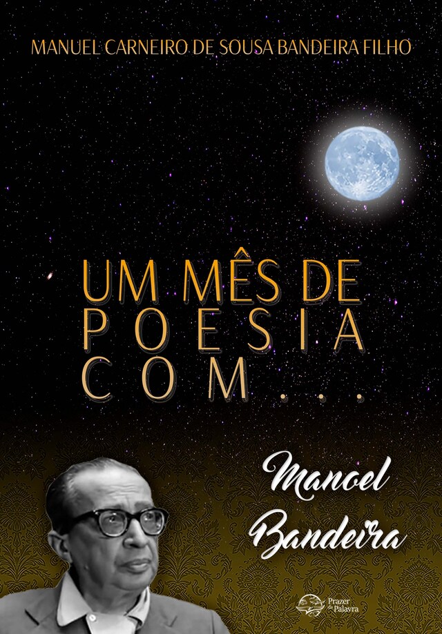 Kirjankansi teokselle Um mês de poesia com Manoel Bandeira