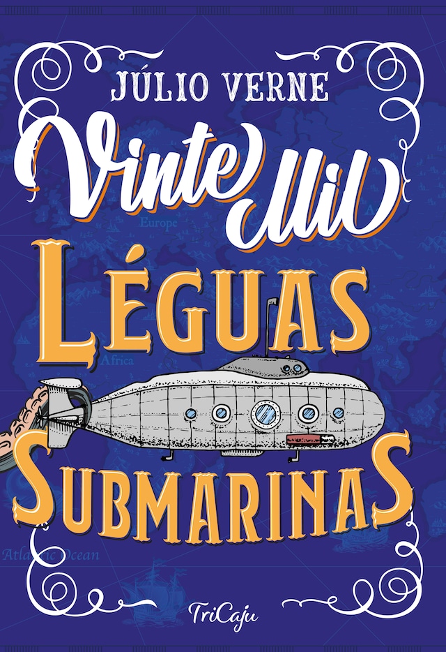 Boekomslag van Vinte mil léguas submarinas