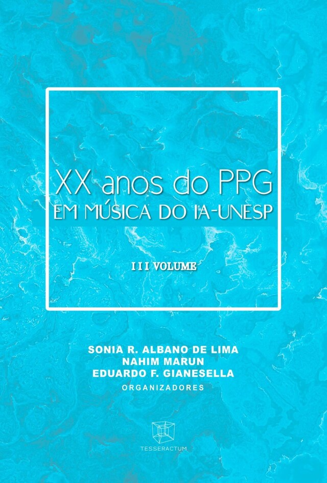 Kirjankansi teokselle XX ANOS DO PPG EM MÚSICA DO IA-UNESP