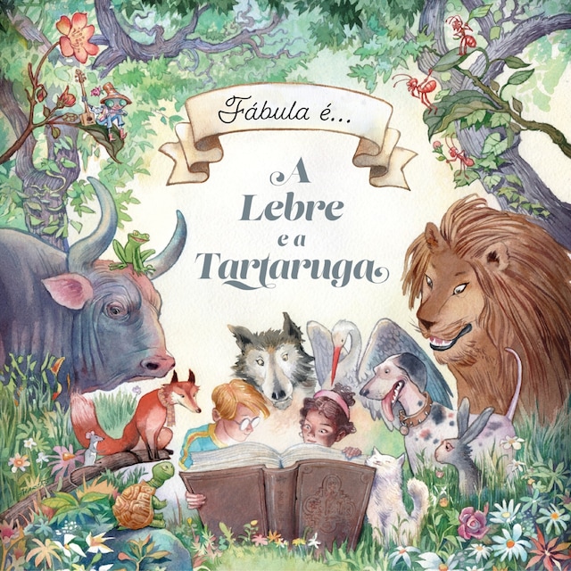 Book cover for A Lebre e a Tartaruga