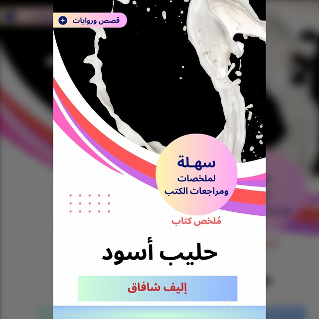 Kirjankansi teokselle ملخص كتاب حليب أسود