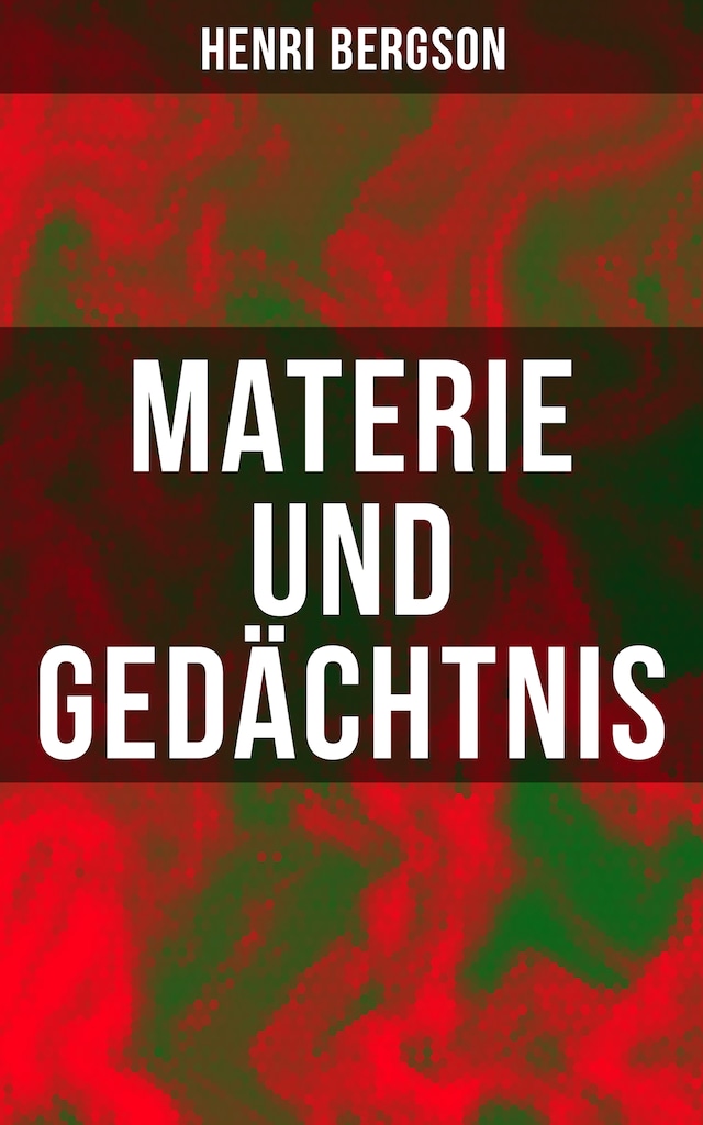 Book cover for Materie und Gedächtnis