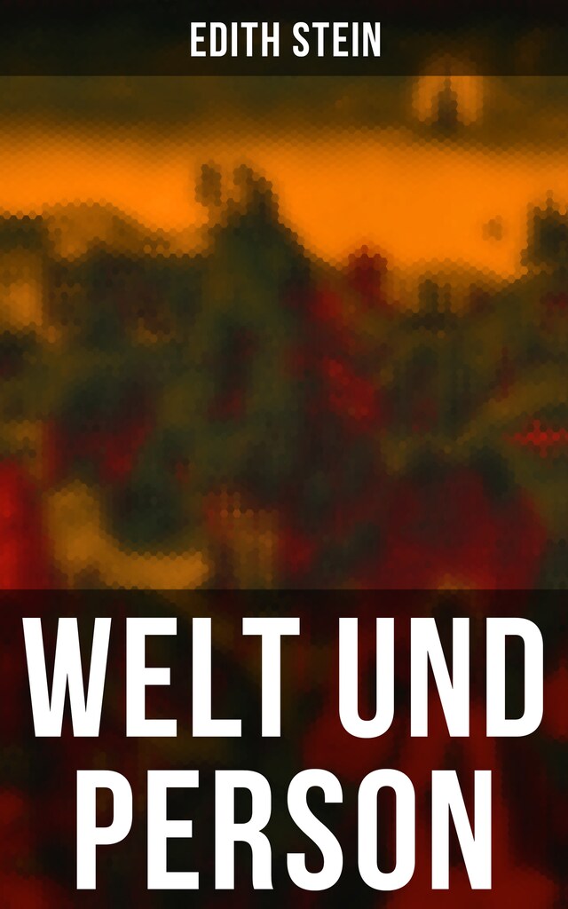 Buchcover für Welt und Person