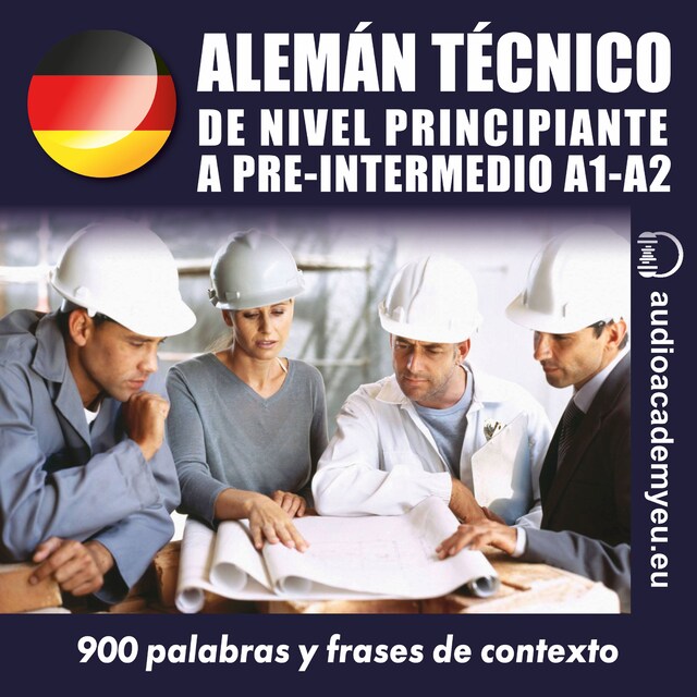 Couverture de livre pour Alemán técnico A1 - A2