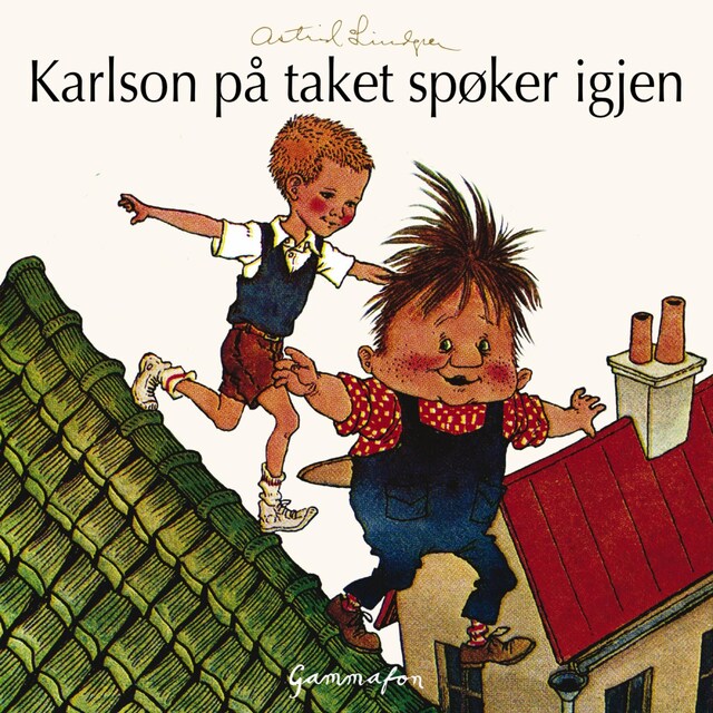 Bokomslag for Karlson på taket spøker igjen