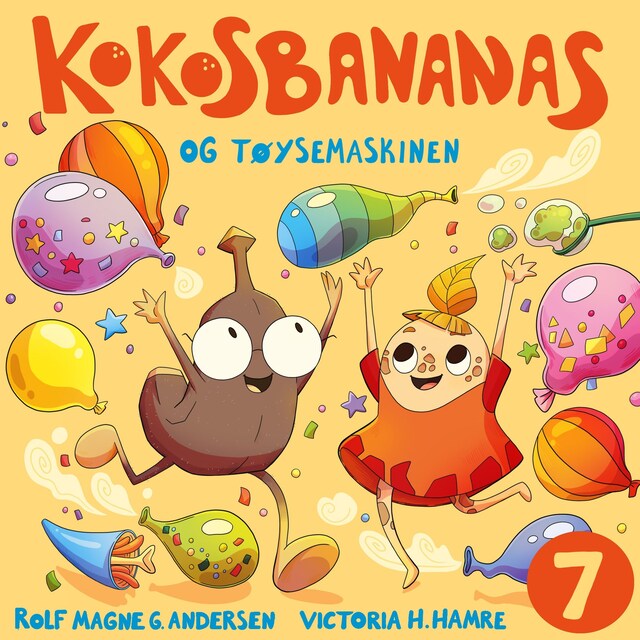 Bokomslag for Kokosbananas og tøysemaskinen