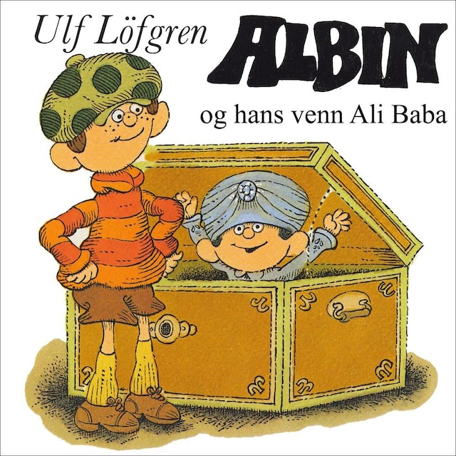 Bokomslag for Albin og hans venn Ali Baba